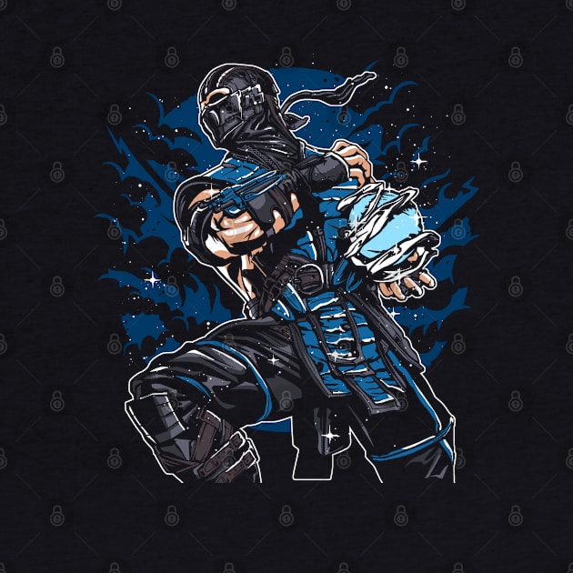 mortal kombat Sub Zero by Planet of Tees